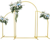 Macteyia Metal Arch Stand 7.2FT  Set of 3 Gold