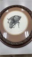 William A Weber Framed Horse Art