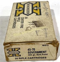 45-70 Government 405 Gr Winchester 20 Rounds