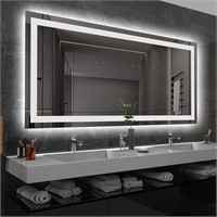 Amorho LED Bathroom Mirror 60'x 36'