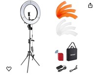 NEEWER Ring Light 18inch Kit: 55W 5600K