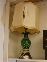 Decorated Glass Lamp