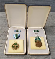 (2) Military Merrit Medals