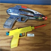 2 Vintage Toy Space Guns