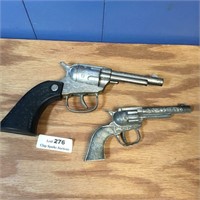 Lot of 2 Vintage Toy Cap Guns