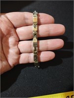 Mexican silver bracelet.