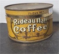 RIDEAU HALL COFFEE TIN GORMAN LONDON WINNIPEG