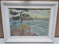 Millar Signed Oil Painting 20.5x16.5"