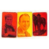 (3) Vintage Non Sports Strip Cards