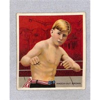 1910 T218 Boxing Knock Out Brown