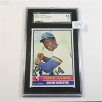 1976 Topps Hank Aaron SGC 7