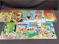 9 Walt Disney Gladstone Comic Albums.  Numbers 5
