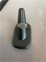 925 Harley Davidson Ring Size 11