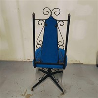 Mid Century Iron Dinning Room Chair