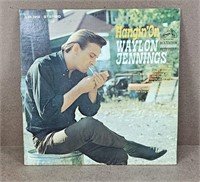 1968 Waylon Jennigs Hangin' On Record Album