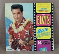 1961 Elvis Blue Hawii Record Album