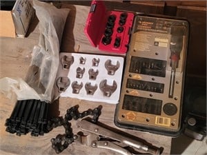 Crowfoot 3/8" Wrenches, Vice Grip & More - Note