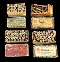 Antique ammunition lot to include Early Winchester