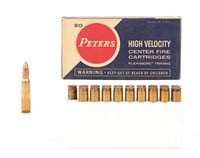 PETERS 308 WINCHESTER VINTAGE AMMO CARTRIDGES
