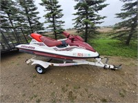 1998 10ft 900cc Seadoo GTX  Limited on trailer