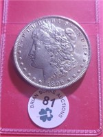 1896 Morgan Dollar AU