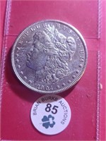 1904 O Morgan Dollar AU