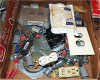 Electrical Outlets Plates 7 Small Parts Box Lot
