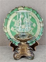 Florentine Plateau Hand Painted & Candle Lamp