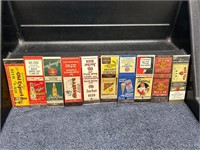 Vintage BEER Advertising Matchbooks-Red Top PBR