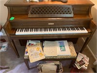 Piano and music books
