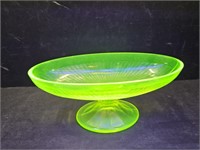 8" Wide Glass Uranium Dish