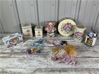 Tins, Puzzle, Beads, Earrings