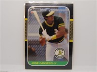 Jose Canseco 1987 Donruss #97