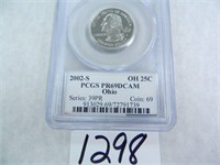 2002-S Ohio Quarter PCGS Graded PR69 DC