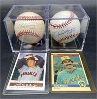 (D) Rollie Fingers and Gaylord Perry signed