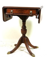CIRCA 1940's PEMBROKE TABLE WITH DRAWER