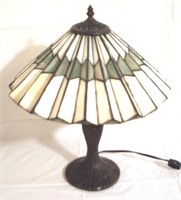 Stained Glass Lamp - 19" tall