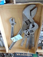 6--CRESCENT WRENCHES