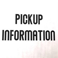 Pick up Information