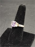Purple Costum Ring Size 8
