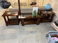 Coffee Table & Matching End Tables
