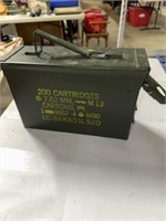 METAL ARMY CARTRIDGES BOX
