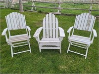 (3) Patio Chairs