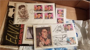 Elvis - stamps stamp postcards Graceland