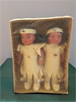 Pair of Native American "Kewpie" Dolls