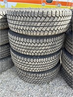 Set of 4 Bridgestone Dueler A/T tires 265/70R17