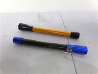 2 Pen Flashlights Orange & Blue