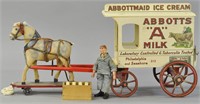 SCHOENHUT ABBOTT'S MILK WAGON