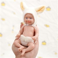 6 BABESIDE Mini Reborn Silicone Doll x3