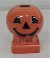 Fiesta Post 86 Happy Pumpkin single candle holder